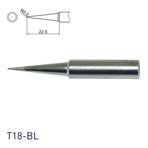 Hakko T18-BL Oxygen-Free Copper Soldering Tip BL Shape Slip-in Connector for FX-8801/FX-600