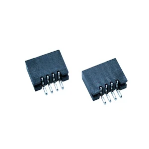 Crimp Type SMT Connector for FFC/FPC Flat Cable 0.5/1.0/1.25 mm Pitch 4 Pin ZIF for Flat Flex Connectors