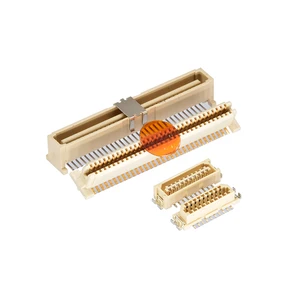 Board to Board Connector 1.0mm Single Slot ,H14, 64P Male to Female PCB Board Right Angle Connectors OEM Good Price