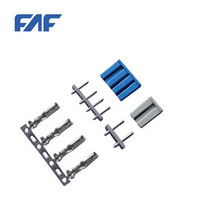 FAF B600001(TJC4) Nylon 66 Phosphor Bronze/Brass 6.00mm Pitch Wire To Board Connector 2/4 Poles Housing For PCB