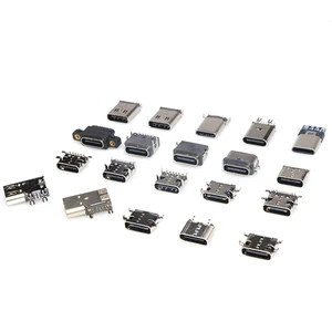 Usb Type c Connector 6p Female Connector 16 Pin c Type Usb Connectors Type c Jack Charging