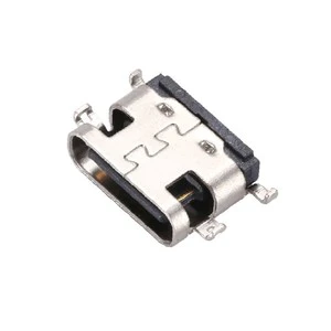 USB 3.1 Type C 16 Pin Female Connector Offset Type Horizontal SMT Mounting USB Connector