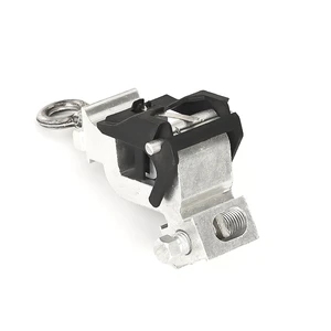 Optical Fiber and Power Cable Connectors Hook Clamps for Secure Attachment