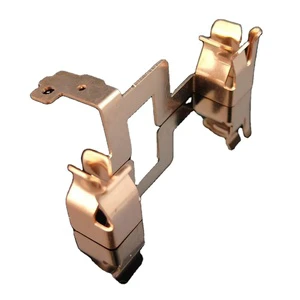 Europe Electric Wall Socket Accessories Brass Copper Contact Stamping Brass Connector