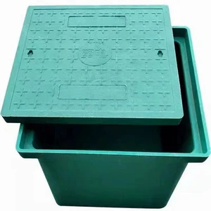 Handholes (Cable & Street Light Manholes) Durable PP Manhole Covers for Garden Communication Power & Water Supply 700mm Round