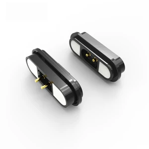 Pogo Pin Magnetic Connector 2a Current 2-pin Spring Needle Magnetic Connector Usb Charging Cable