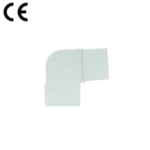 SAM-UK PVC Rain Gutter 90 Degree Elbow Black Large Size Plastic Roof Water Drainage Downspout Connector Pipe Joint Fittings Y010