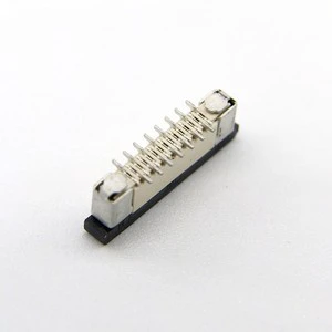 LCD Appliance Side Entry Lock Pitch Fpc Connector Natural Rohs Female Ctor Type Through Hole 1.0mm Male Female FPC Connector