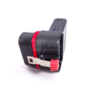 IP67 Hybrid Connector 2 Power + 8 Signal Pins Right Angle Plug 100A 150A For 16 35mm2 Cable And Socket For Electric Car Motor