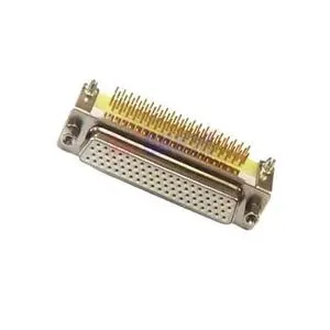 High Density D-SUB 78 Pin Female Connector DB 78P DIP R/A Type PCB Socket Conector for D-SUB 78Pin Connector