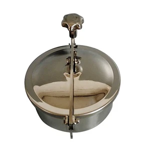 Stainless Steel Hand Wheel Round Man Hole Sanitary Tanks Pressure Manhole Cover
