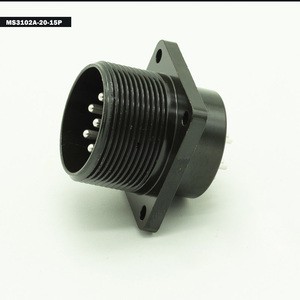 MS3102A-20-15P Circular Connector 7 Position Receptacle Male Pins