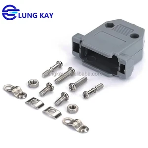 High Quality D-SUB 15Pin ABS Plastic Hood Cover DB 15 Pin Connector Case for Cable D-SUB 15Pin