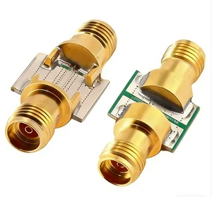 2.92-KED01 DC-40GHz 50 Ohm Edge Card Mounted RF Adapters Coaxial Connector with Female Thread for High Frequency PCB