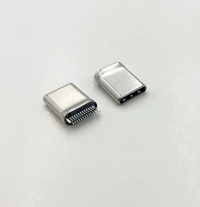 24PIN Plug USB 3.1 USB Type C Connector Vertical 2 Rows Contacts 5A 20V AC for USB 3.2 Charging Cradle Docking Station