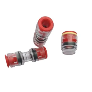 7/3.5mm 12/10 mm 14/10mm Air-blown Plastic HDPE Optic Fiber Cable Micro Duct Connectors for Underground Telecom Pipe Connection