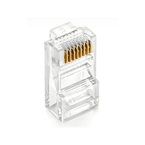 High Quality Gold Plated Female Stranded Ethernet Cable 8 Pin RJ45 Connector for PCB Use All UTP/STP/FTP Types Customizable