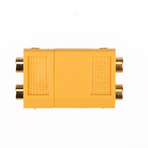 Amass XT60PB 30A Vertical PCB T Plug Connector, Gold Plated Copper Yellow Board Mount Accessory, Factory Direct OEM