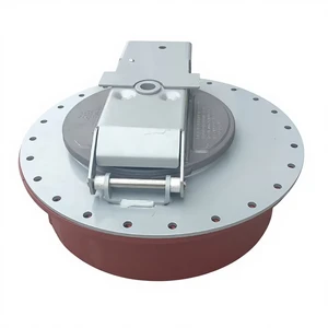 Factory Direct Sales 16-inch European Standard Carbon Steel Manhole Cover/Inspection Chamber Cover with Seat Ring