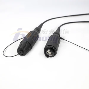 Fiber optical Expanded BeamTechnology harsh environment Fiber Cable IP68 Grade Connector Hermaphroditic Interconnection