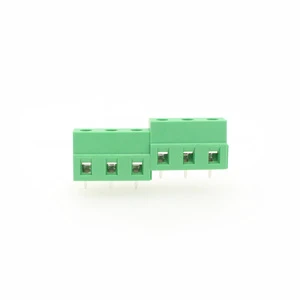 CY KF128-7.5mm Straight Pin Green Spliced Pa66 Environmentally Friendly Screw Type 250V -20~+105 PCB Terminal Block