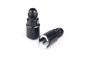 New AN6 Male to 5/16 3/8 Quick-Disconnect Female Push-On Aluminium EFI Fitting Automotive Supply Fuel Line Adapter Connector