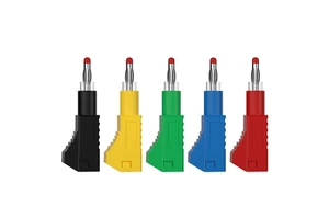 Cleqee P10043 Retractable 4mm Safety Banana Plug Welding Type Built-in Stong Spring DIY Connector