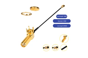 Factory Price RF Right Angle PCB Mount inner bore To IPEX Coaxial Cable Assembly IPEX / IPX connector