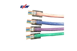 EXW High Quality Indoor Network Passthrough Connector Rj45 UTP Ethernet Connector