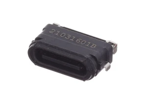 124018312112A USB Type-C 24pin Waterproof IP68 Original Connector 5A Rated Copper High-Temperature Plastic Housing 10,000 Cycles