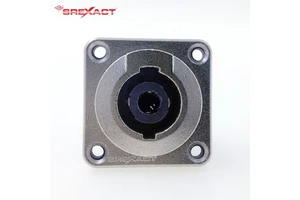 SREXACT 40A Male Speakon Speaker Connectors With Zinc Alloy Base And Phosphor Bronze Pins