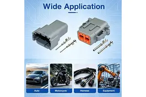 DTM04-8PA/DTM06-08SA 8 Way Waterproof Sealed Automotive Receptacle Connector Kit For Heavy Duty Truck