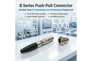 UHUB B Series 0B FGG EGG Push-Pull Self-Locking Connector For Lab Analysis Device 0b 3 Pin Circular Plug