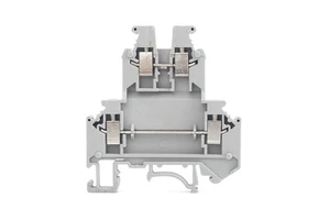 UKK3 Double-Level Terminal Block 2.5mm² Screw Connection DIN Rail Mount Multi-Level Industrial Power Distribution Connector