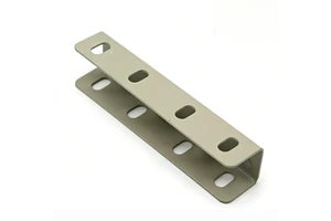 Industrial Carbon Steel U-shaped Connecting Piece with Galvanized Surface and Screws for Cable Tray Accessories