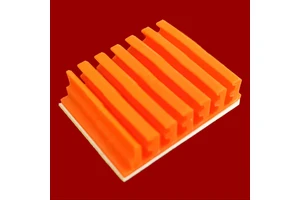 FOS-20 COMNET Red TPA Soft Rubberized Plastic Fiber Optic Splice Holder for 12 Splices FTTH FTTX Splicing Cassette Tray