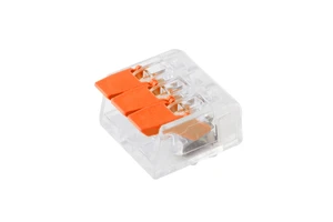 Effortless Electrical Installations with 3-Pole Splicing Wire Connector Lever-assisted Terminal Blocks