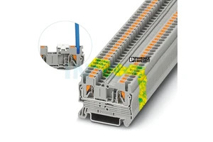 3209510,PT 2.5 PA66 Universal Installation Panel Mounted Push-in Feed Through Din Rail Electric Terminal Block