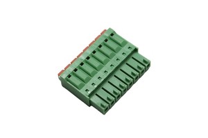 Hot Products Connector 3.5Mm Pitch Green Plastic Female Black Barrier Terminal Custom European Terminal Block