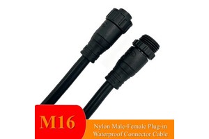 JOYL M16 3-5 Pin Vibration Proof Waterproof Power RF Copper Gold Plating Electrical Connector Male Female Pair For Vehicle