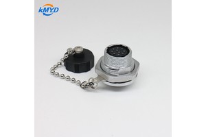 WS16 Female Connector 2-10 Pin Panel Mount Socket With Dust Cap For Industrial Control Panels, Automation Equipment Interfaces
