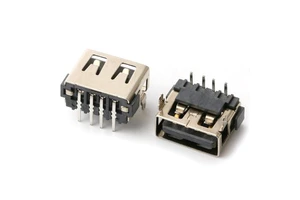 Pcb 4 Pins Height 6.3 Male Usb Connector Usb Charge Connector
