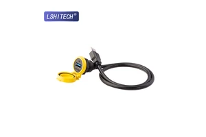 Rugged IP65 USB 3.0 5Gbps Connector 10Pin Custom Length 0.1-4M Nylon Extension Cord with Gold Plated Contacts UL94-V0 Rated