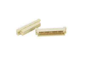 Euro 48-Pin 30pin Triple Row Right Angle Vertical 96 POS Connector 2.54mm 348 330 Female Male DIN 41612 PCB Backplane Connector