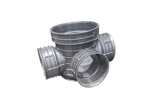 Factory Sale PP Underground Black Plastic Inspection Manhole Well JK Plast