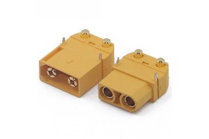 Original Amass XT90PW Right Angle PCB Connector 45A Battery Terminal 100% Genuine Ready To Ship Small MOQ For Drone Power Board
