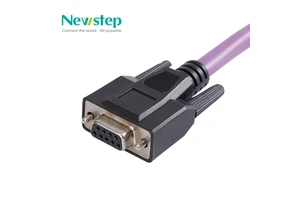 DB9 Female Connector to Bare Wire with Cable Mark D-SUB 9 PIN Breakout Board Suitable for RS232 RS485 RS422 Communication
