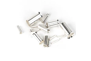 CHFRPU EN Long Ring Bare Copper Tube End Crimping Terminal Non-insulated Naked Cable Lug Ferrule Type Butt Wire Connector