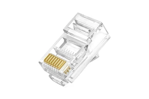 8P8C RJ45 Unshielded Network Connectors Male Network Connector UTP Ethernet RJ45 CAT5E Standard Modular Plugs Connector