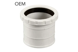 High Quality PVC-U Expansion Joint Drainage Pipe Fittings Durable Plastic Connector For Building Sewage System